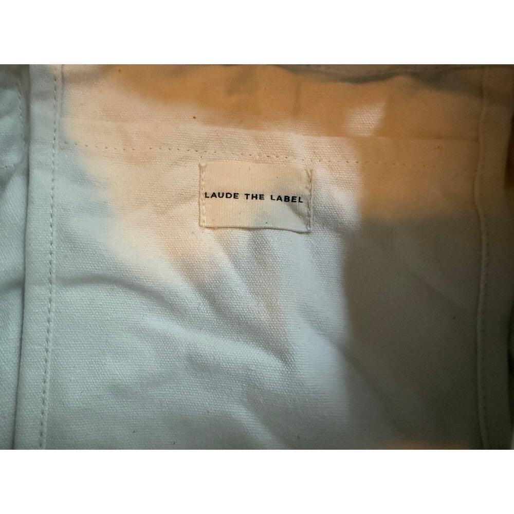 Laude the Label off white Convertable canvas bag 100% cotton - Picture 5 of 9